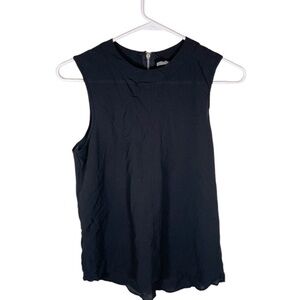 Paper Crane black sleeveless tank top blouse small